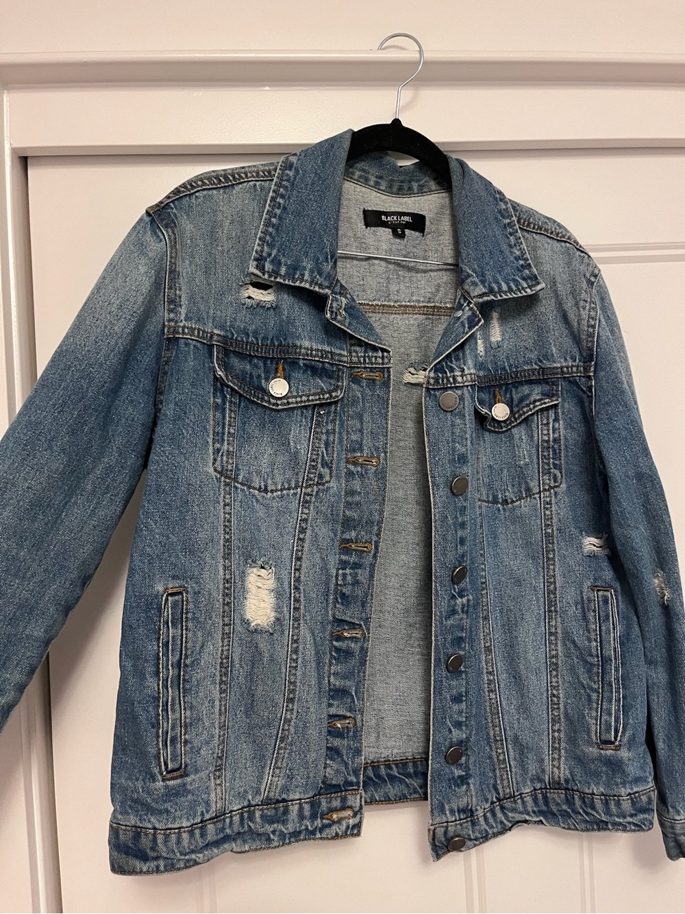 Black Label Women’s Distressed Denim Jacket